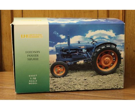 A Universal Hobbies model tractor - Fordson Power Major' (boxed)
