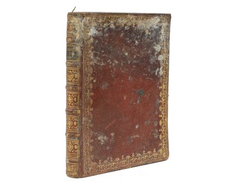 MANUSCRIPT: Over 200 pages, neatly handwritten in ink, circa1766. The title on the spine reads: “Historia Comendae St. Jois A
