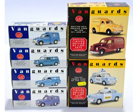 Vanguards, a boxed 1:43 scale group, to include multi-vehicle sets. Although unchecked for completeness, conditions generally