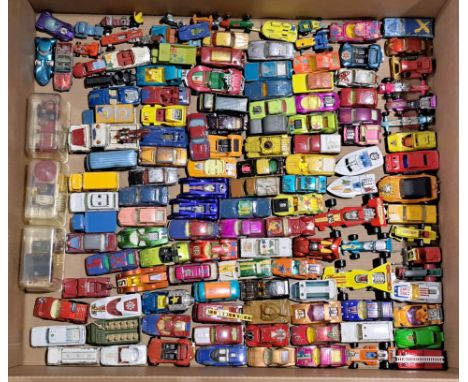Matchbox, Corgi, Mattel Hot Wheels &amp; similar, a large quantity of unboxed vehicles, to include Mattel Hot Wheels 1968 Twi