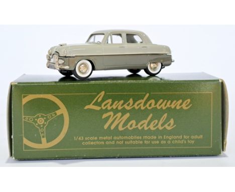 Lansdowne Models, a boxed 1:43 scale LDM.7 1954 Ford Zephyr Zodiac. Condition appears to be Excellent to Near Mint, in Good b