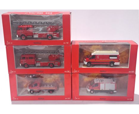 NOREV a mixed boxed 1/43 scale Fire Service group. Conditions generally appear Near Mint in generally Good boxes.&nbsp;