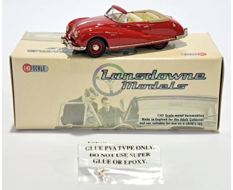 Lansdowne Models, a boxed 1:43 scale LDM.44 1948 Austin A90 Atlantic Convertible "Top Down". Condition appears to be Excellen