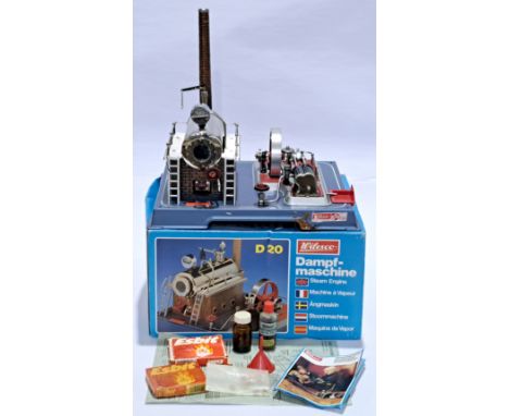 Wilesco D20 Steam Engine, with accessories. Although unchecked for completeness and untested, condition generally appears to 