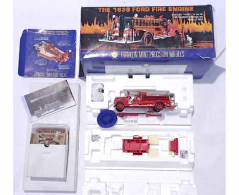 Franklin Mint 1938 Ford Fire Engine 1/32 Scale with Accessories. Not checked for completion or correctness. Conditions genera