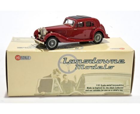 Lansdowne Models, a boxed 1:43 scale LDM.53 1936-39 MG S A Saloon. Condition appears to be Excellent to Near Mint, in Excelle