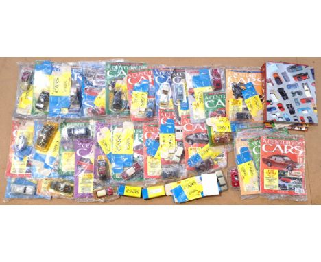 Corgi/Solido Century of Cars and similar Collection with magazines. Most magazines have a model car, mostly all still in thei