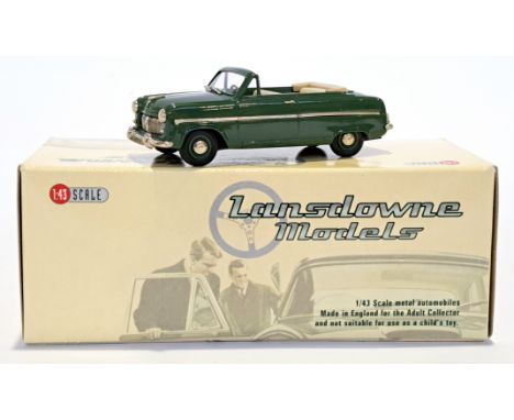 Lansdowne Models, a boxed 1:43 scale LDM.65 1956 Ford Consul MKI Convertible. Condition appears to be Excellent to Near Mint,