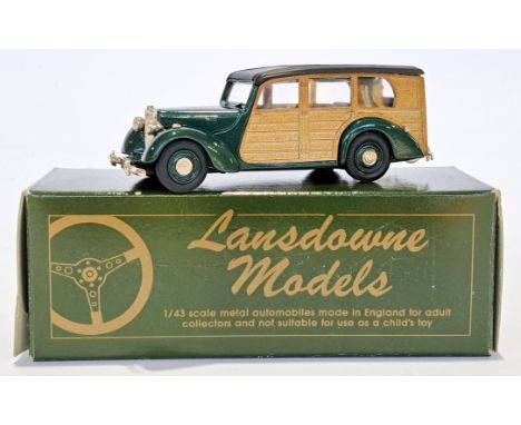 Lansdowne Models, a boxed 1:43 scale LDM.21 1950 Lea Francis Estate 4 Door Woody. Condition appears to be Excellent to Near M