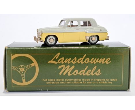 Lansdowne Models, a boxed 1:43 scale LDM.10 1956 Hillman Minx "The Gay Look". Condition appears to be Excellent to Near Mint,