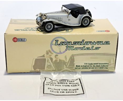 Lansdowne Models, a boxed 1:43 scale LDM.63 1938 AC 16/80 Sports Competition Roadster. Condition appears to be Excellent to N