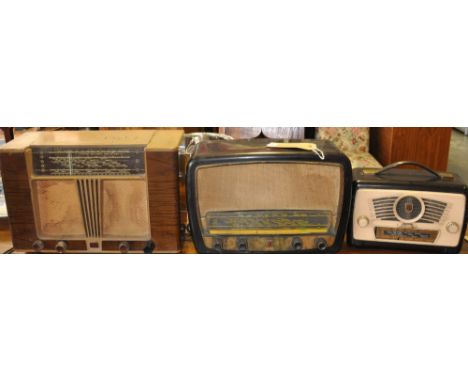 Three vintage valve radios 1950's/ 1960's