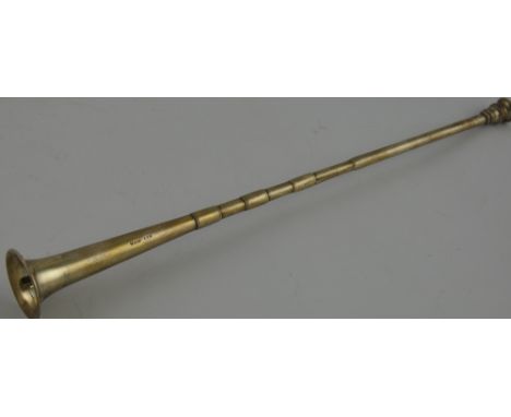 A silver hunting horn, Chester 1927, 1.5ozt. 
