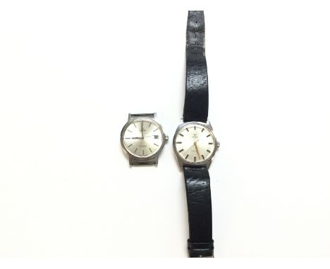 Two vintage omega watches. Both seen running but not tested for time keeping. Postage B.