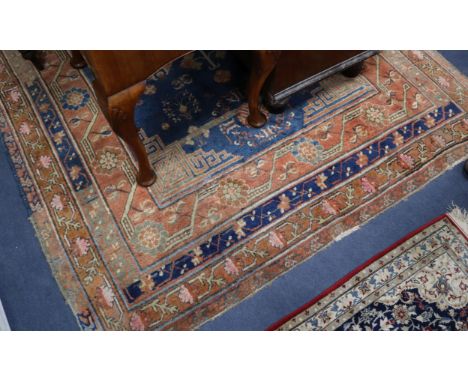 A Caucasian design carpet 337 x 172cm