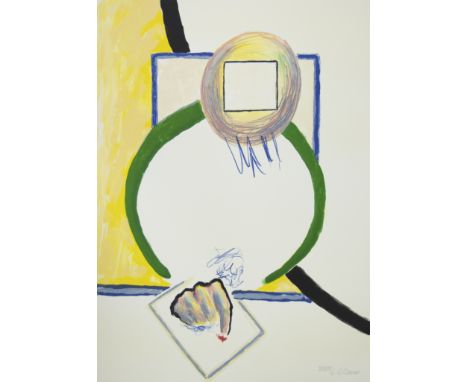 Roger RAVEEL (1921-2013), colour lithograph ‘Emphasis’ 1989, numbered XXXIII/L and signedRoger RAVEEL (1921-2013), kleurenlit