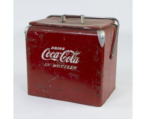 American vintage Coca Cola cool boxAmerikaanse vintage Coca Cola koelbox46 x 45 x 33 cm