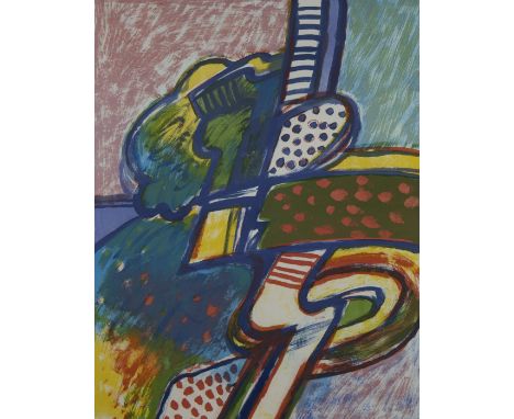 Jan COBBAERT (1909-1995), colour lithograph Untitled, numbered 6/30 and signedJan COBBAERT (1909-1995), kleurenlithografie Zo