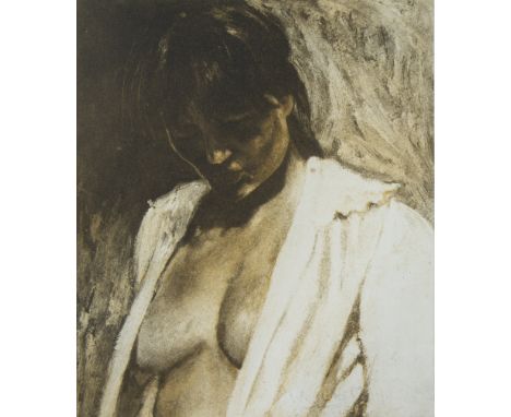 Martin WALLAERT (1944), etching Woman, numbered e.a. and signedMartin WALLAERT (1944), ets Vrouw, genummerd e.a. en getekend4