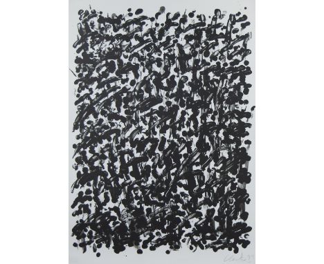 Günther UECKER (1930), lithograph Untitled, signed and dated ‘91Günther UECKER (1930), lithografie Zonder titel, getekend en 