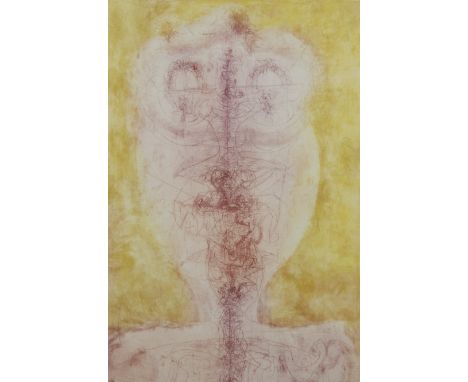Jiri ANDERLE (1936), colour etching Variant II, numbered 7/20, signed and dated 64-5Jiri ANDERLE (1936), kleurets Variant II,