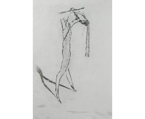Johan TAHON (1965), etching Figure, 30/100, signed and dated 1997Johan TAHON (1965), ets Figuur, 30/100, getekend en gedateer