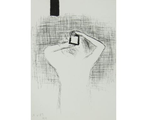 Roger RAVEEL (1921-2013), etching The photography 1987, numbered h.c. and signedRoger RAVEEL (1921-2013), ets De fotografie 1