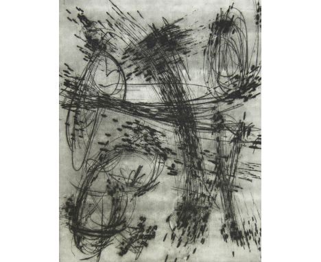 Joan MITCHELL (1925-1992), etching Untitled, numbered a.p.. and signedJoan MITCHELL (1925-1992), ets Zonder titel, genummerd 