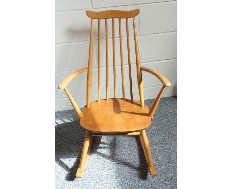 Ercol blonde rocking chair 