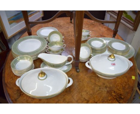 A Royal Doulton 'English Renaissance' pattern part dinner service.   Condition Report: Condition; good, hardly used, minor we