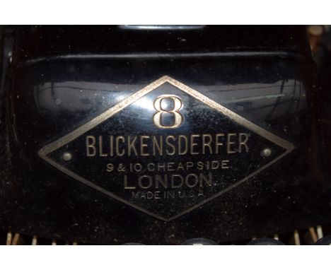 A Blickensderfer Model 8 typewriter. 