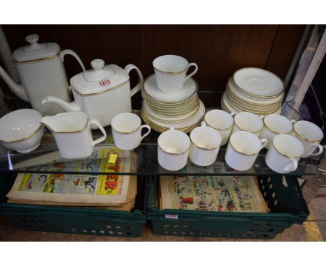 A Royal Doulton 'Gold Concord' pattern part tea and coffee service.