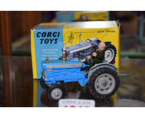 A Corgi Ford 5000 Super Major tractor, boxed and with driver. 
