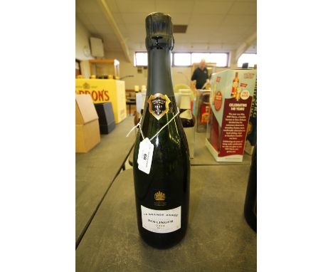 75cl bottle Bollinger La Grande Annee Brut vintage Champagne 2004