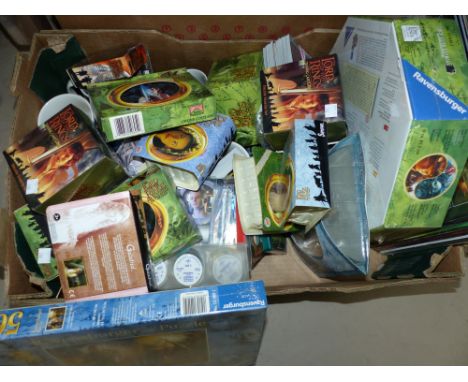 Lord of the Rings puzzles; card games; ephemera; mugs; etc.