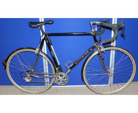 A Hetchins Tottenham, London, Magnum Opus De-Luxe 18 speed racing cycle with Reynolds 531 tube frame in black enamel finish w