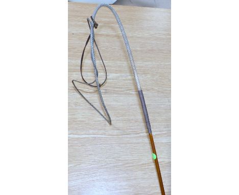 A 19th century carriage whip