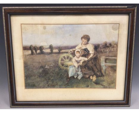William Lee Hankey (1869-1952) In Evening Light, signed, watercolour, 20.5cm x 29cm 