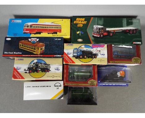 Conrad, Corgi, EFE, Others - A group of 10 boxed diecast vehicles in various scales. Lot includes Corgi Limited Edition CC125