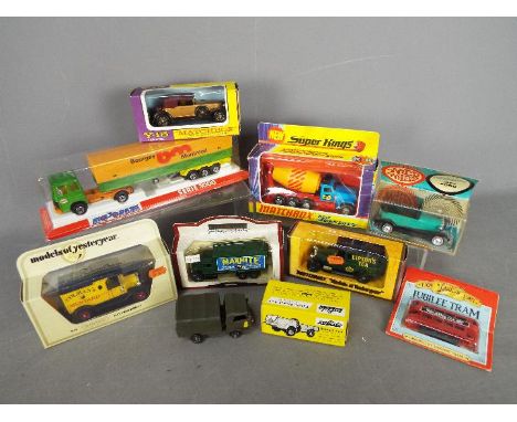 Solido, Majorette, Cragstan, Matchbox, Other - A mixed collection of boxed diecast and plastic models in various scales. Lot 