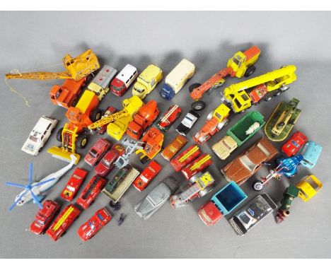 Dinky - Corgi - Matchbox. Collection of over 30 loose diecast vehicles in various scales. Includes Dinky #226 Renault Dauphin