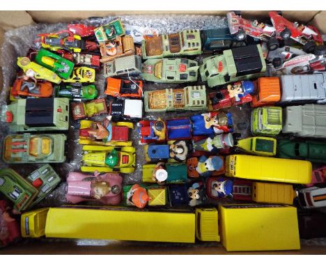 Matchbox - A collection of over 30 unboxed Matchbox and similar models in various scales. Vehicles include Matchbox # K-001 A