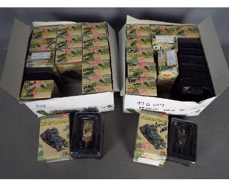 Dragon Models Can.Do - A boxed battalion of approximately 29 Dragon Models Can.Do Pocket Army Series 7 1/144th scale Tanks. T