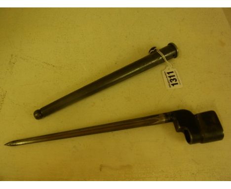 A No 4 MKI cruciform bayonet scabbard - mark no. MKI SSP 1443