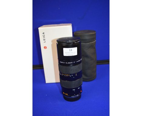 Leica Vario Elmar R 1:4/80-200 Lens with Leather Case and Original Packaging