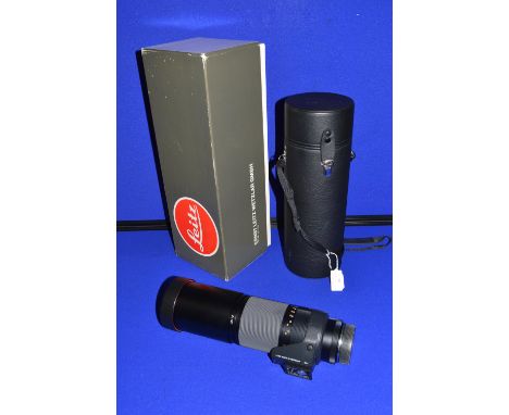 Leica Telyt-R 1:4.8/350 Lens with Leather Case and Original Packaging