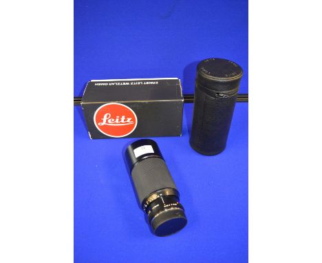 Leica Vario Elmar R 1:4/70-210 Lens with Leather Case and Original Packaging