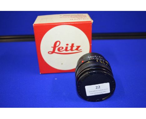 Leica Summicron R 1:2/50 Lens for Leica R3 with Original Packaging