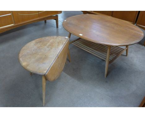 Two Ercol coffee tables