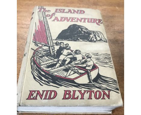 Enid Blyton The Island of Adventure 1944 First Edition Hardback book, no dust jacket. 327 pages in reasonable condition for a